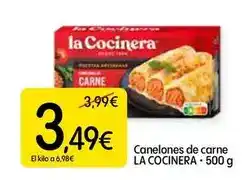 Dialprix La cocinera - canelones de carne oferta