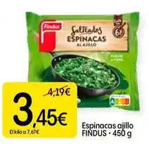 Dialprix Findus - espinacas ajillo oferta