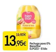 Dialprix Elpozo - pechuga pavo 0% bienestar oferta