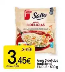 Dialprix Findus - arroz 3 delicias tradicional oferta