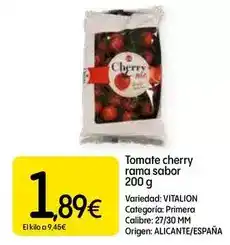Dialprix Tomate cherry rama sabor oferta
