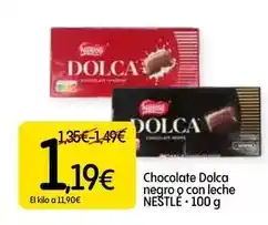 Dialprix Nestlé - chocolate dolca negro o con leche oferta