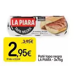 Dialprix La piara - pate tapa negra oferta