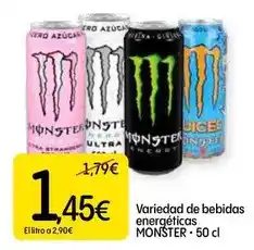 Dialprix Monster - variedad de bebidas energeticas oferta