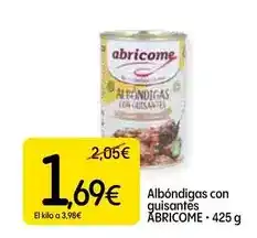 Dialprix Abricome - albóndigas con guisantes oferta