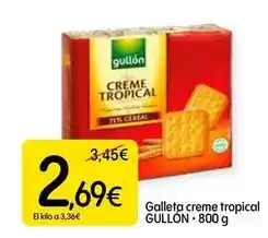 Dialprix Gullón - galleta creme tropical oferta
