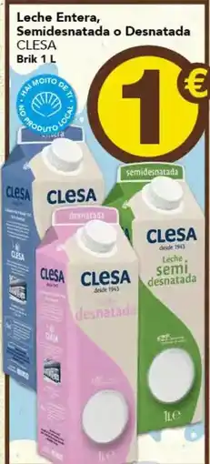 Gadis Clesa - leche entera, semidesnatada o desnatada oferta