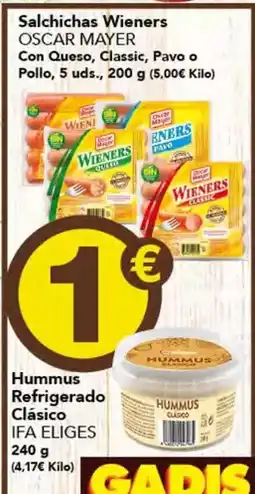 Gadis Oscar mayer - salchichas wieners oferta