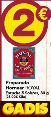 Gadis Royal - preparado hornear oferta