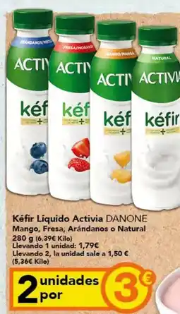 Gadis Danone - kéfir liquido activia oferta