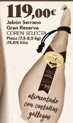 Gadis Coren - jabón serrano gran reserva oferta