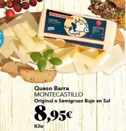 Gadis Queso barra original o semigraso bajo en sal oferta