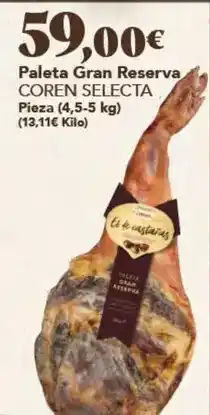 Gadis Coren - paleta gran reserva oferta