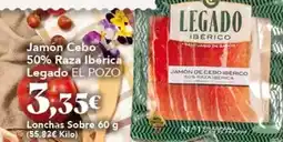 Gadis Legado elpozo - jamón cebo 50% raza ibérica oferta