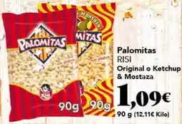 Gadis Risi - palomitas original o ketchup & mostaza oferta