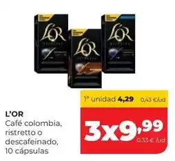 Alimerka L'or - cafe colombia oferta