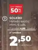 Alimerka Solero - helado exotic mini oferta