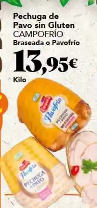 Gadis Campofrío - pechuga de pavo sin gluten oferta