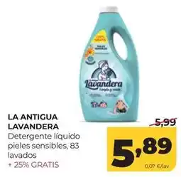 Alimerka Antigua usanza - detergente líquido pieles sensibles oferta