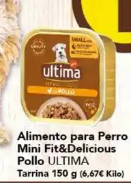 Gadis Última - alimento para perro mini fit&delicious pollo oferta