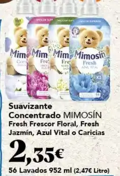 Gadis Mimosín - suavizante concentrado fresh frescor floral oferta