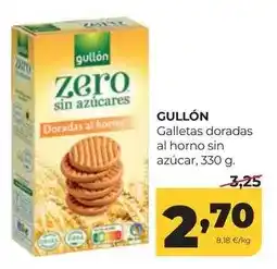 Alimerka Gullón - galletas doradas al horno sin azucar oferta