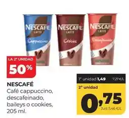 Alimerka Nescafé - cafe cappuccino oferta