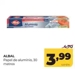 Alimerka Albal - papel de aluminio oferta