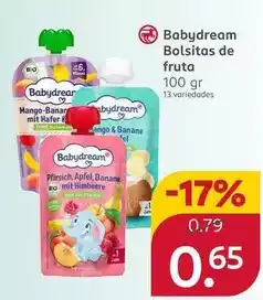 Rossmann Babydream - bolsitas de fruta oferta