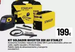 Brico Depôt Stanley - kit soldador inverter 200 ah oferta