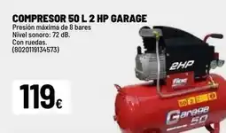 Brico Depôt Hp - compresor 50 l 2 hp garage oferta