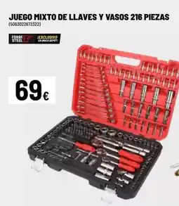 Brico Depôt Brico - juego mixto de llaves y vasos 216 piezas oferta