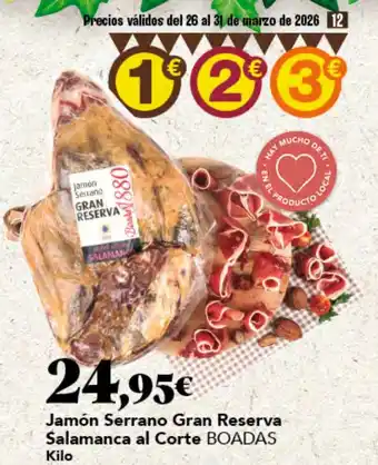 Gadis BOADAS Jamón Serrano Gran Reserva Salamanca al Corte oferta