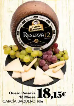 Gadis GARCÍA BAQUERO Queso Reserva 12 Meses oferta
