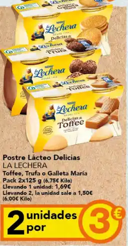 Gadis LA LECHERA Postre Lácteo Delicias oferta