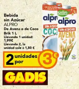 Gadis ALPRO Bebida sin Azúcar oferta