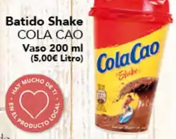 Gadis COLA CAO Batido Shake Vaso oferta