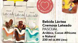 Gadis PASCUAL Bebida Láctea Cremosa Lateado Arábica, Cacao Africano o Natural oferta