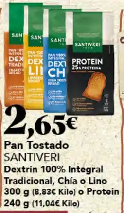 Gadis SANTIVERI Pan Tostado oferta