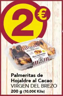 Gadis VIRGEN DEL BREZO Palmeritas de Hojaldre al Cacao oferta