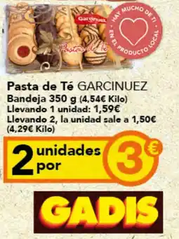 Gadis GARCINUEZ Pasta de Té oferta