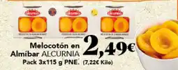 Gadis ALCURNIA Melocotón en Almíbar oferta