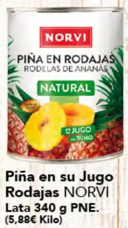 Gadis NORVI Piña en su Jugo Rodajas oferta