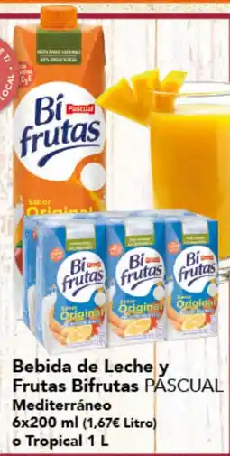 Gadis PASCUAL Bebida de Leche y Frutas Bifrutas Mediterráneo oferta