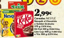 Gadis NESTLÉ Cereales Nesquik al Chocolate o Golden Grahams oferta