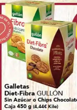 Gadis GULLÓN Galletas Diet-Fibra Sin Azúcar o Chips Chocolate Caja oferta