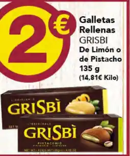 Gadis GRISBI Galletas Rellenas De Limón o de Pistacho oferta