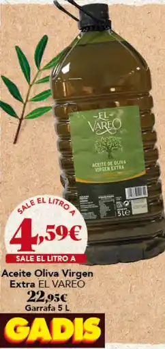 Gadis EL VAREO Aceite Oliva Virgen Extra oferta