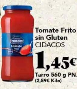 Gadis CIDACOS Tomate Frito sin Gluten oferta