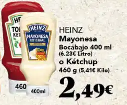 Gadis HEINZ Mayonesa Bocabajo o Kétchup oferta
